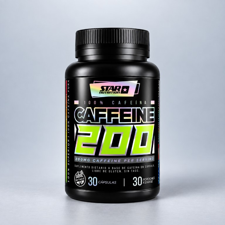 STAR NUTR CAFFEINE 200 X 30CAPS. — vista 2