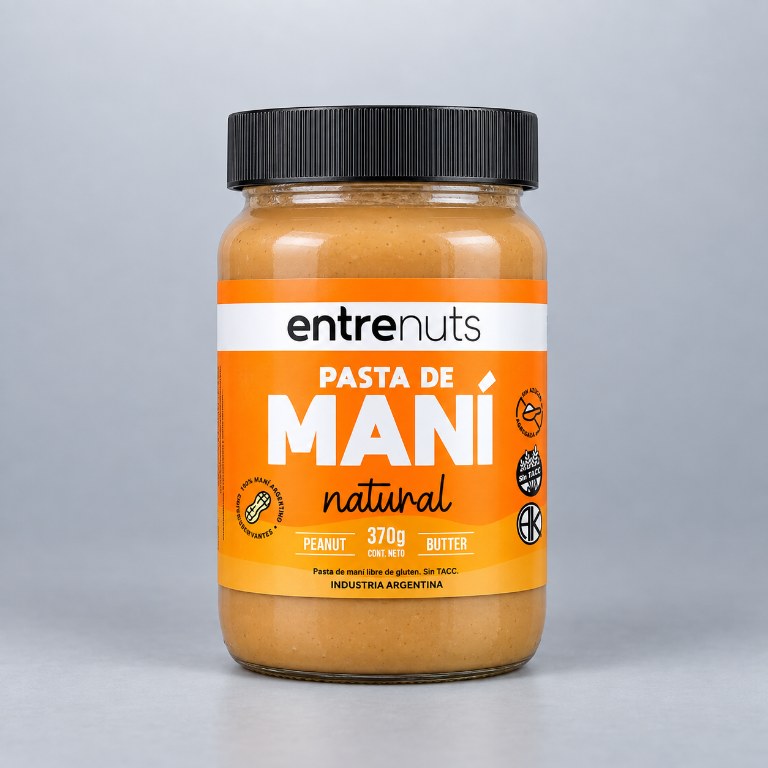 entrenuts Pasta de Mani Sabor Natural 370 Grs — vista 1