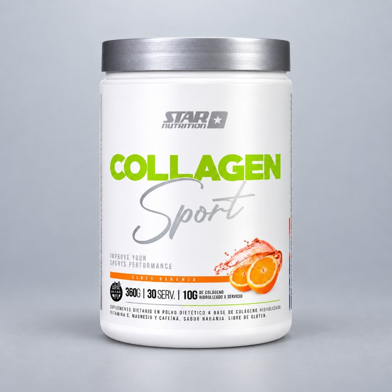 STAR NUTR COLLAGEN SPORT NARANJA 360 GRS LANZAMIENTO — vista 3