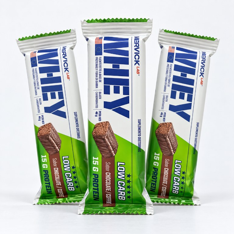 mervick MERVICK LOW CARB BAR 46GR CHOCOLATE COFFEE x 12 UNIDADES — vista 3