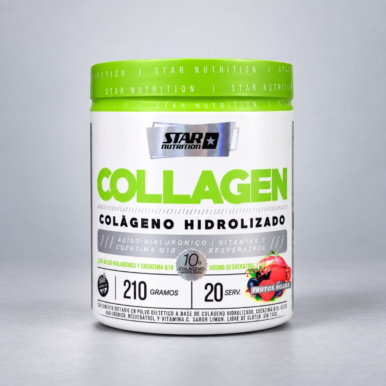STAR NUTR COLLAGEN FRUTOS ROJOS 210GR — vista 1