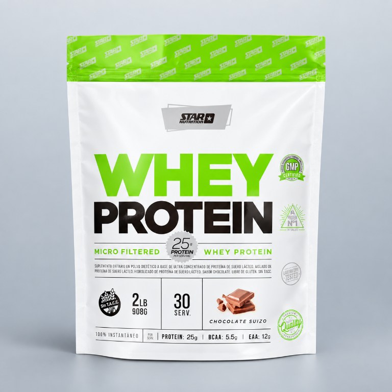 STAR NUTR WHEY PROTEIN CHOC X 2LB — vista 2