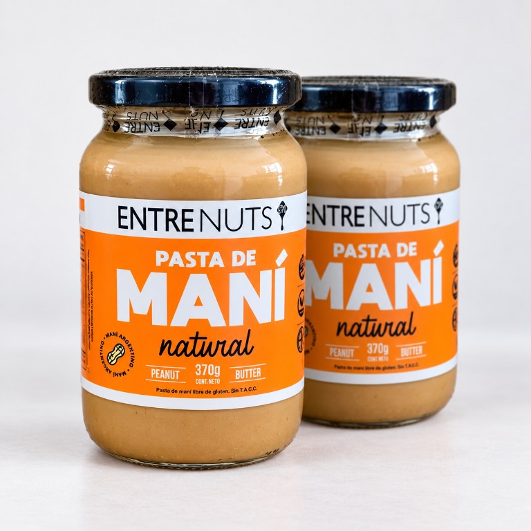 entrenuts Pasta de Mani Sabor Natural 370 Grs — vista 3