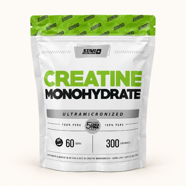 Doypack Star Nutrition creatina monohidrato neutra de 300 g