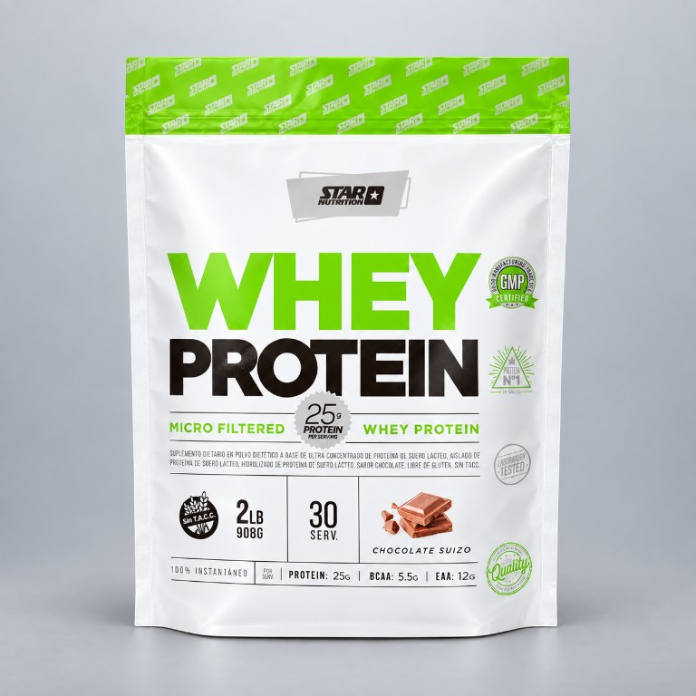 STAR NUTR WHEY PROTEIN CHOC X 2LB — vista 1