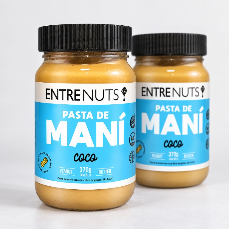 entrenuts Pasta de Mani Sabor Coco 370 Grs — vista 2