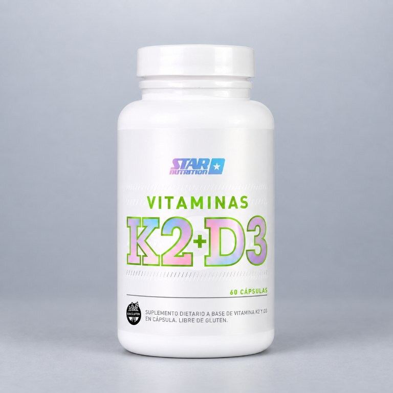STAR NUTR VITAMIN K2+D3 X 60 CAPS — vista 1