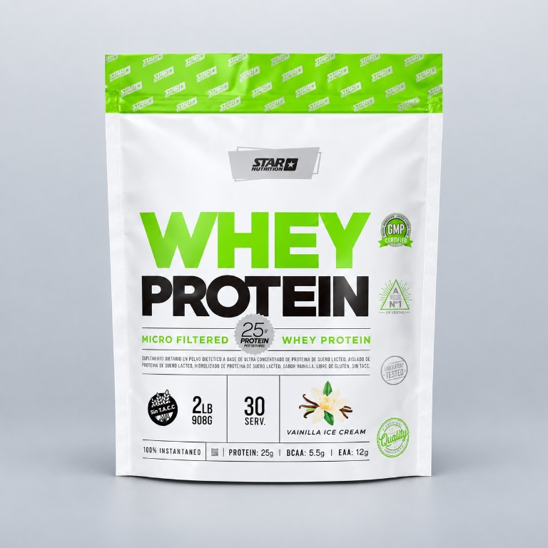 STAR NUTR WHEY PROTEIN VAINILLA X 2LB — vista 3