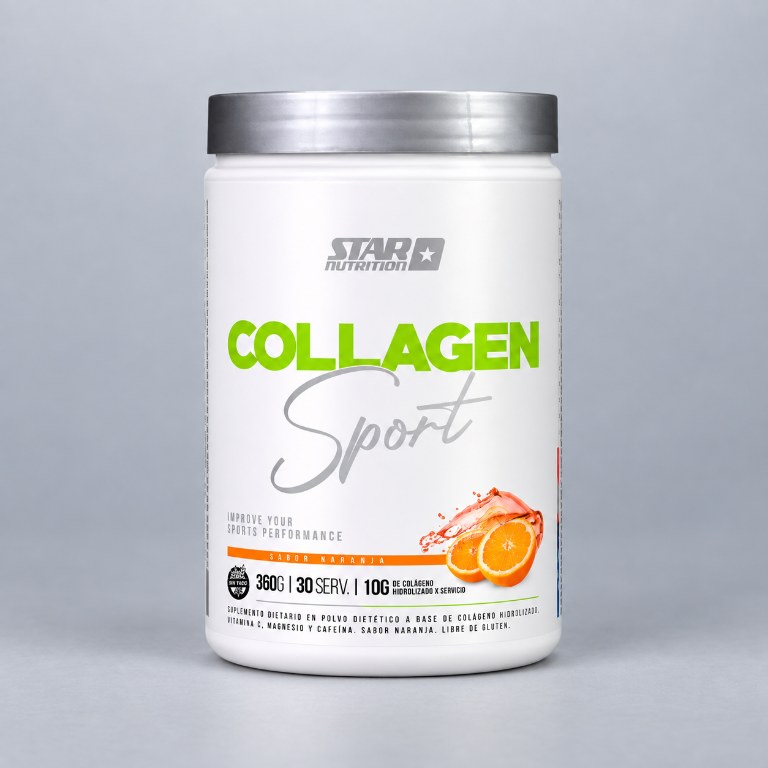 STAR NUTR COLLAGEN SPORT NARANJA 360 GRS LANZAMIENTO — vista 1